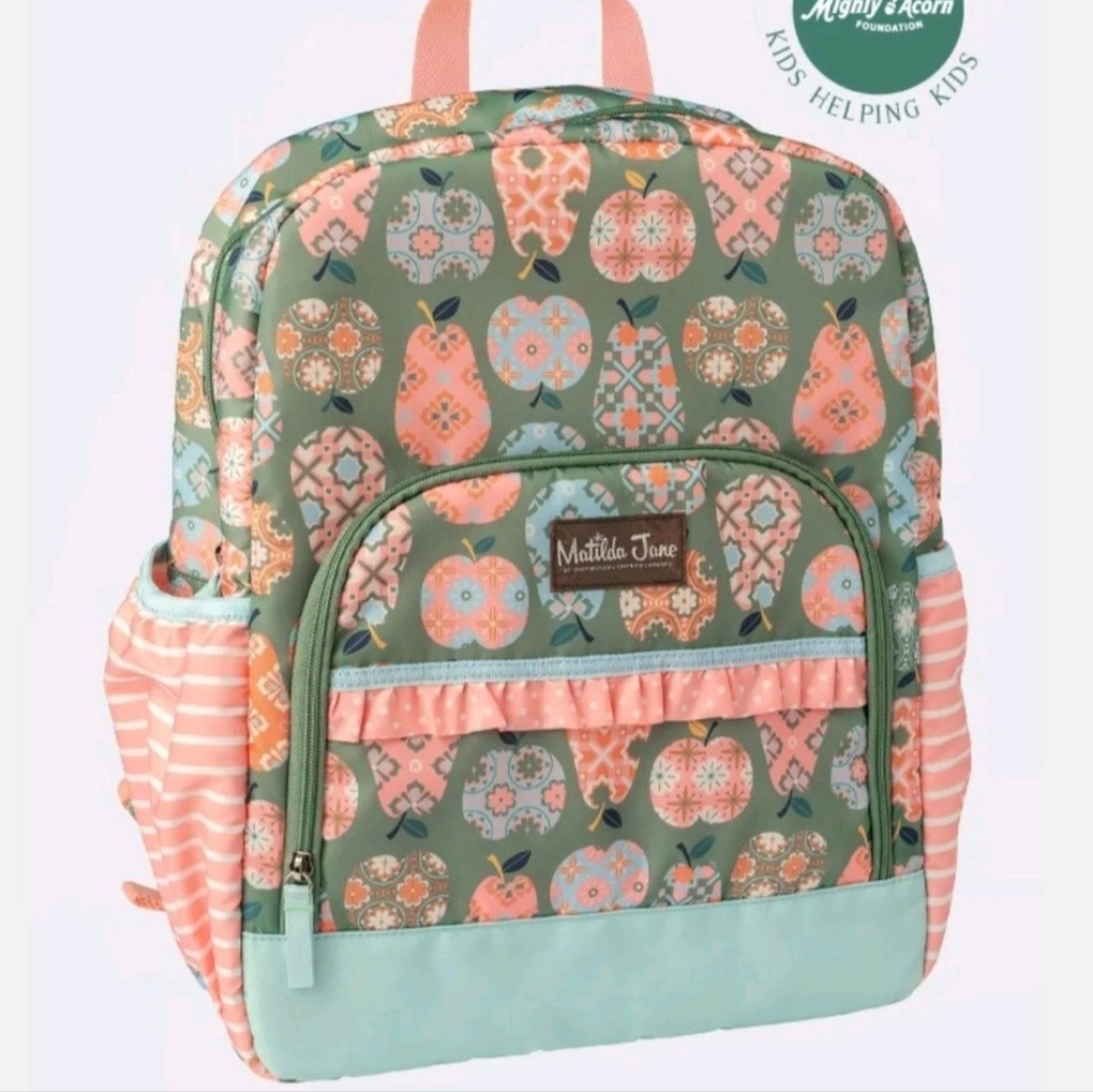 New With Tags CECE Apple Print Matilda Jane BackPack